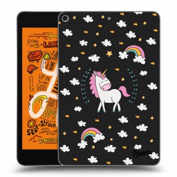 Picasee silikonový černý obal pro Apple iPad mini 2019 (5. gen) - Unicorn star heaven