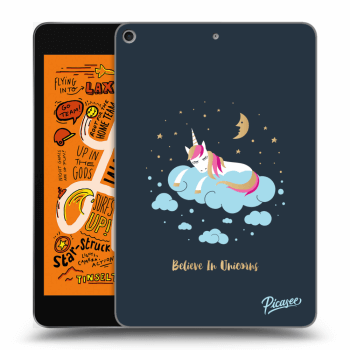 Picasee silikonový průhledný obal pro Apple iPad mini 2019 (5. gen) - Believe In Unicorns