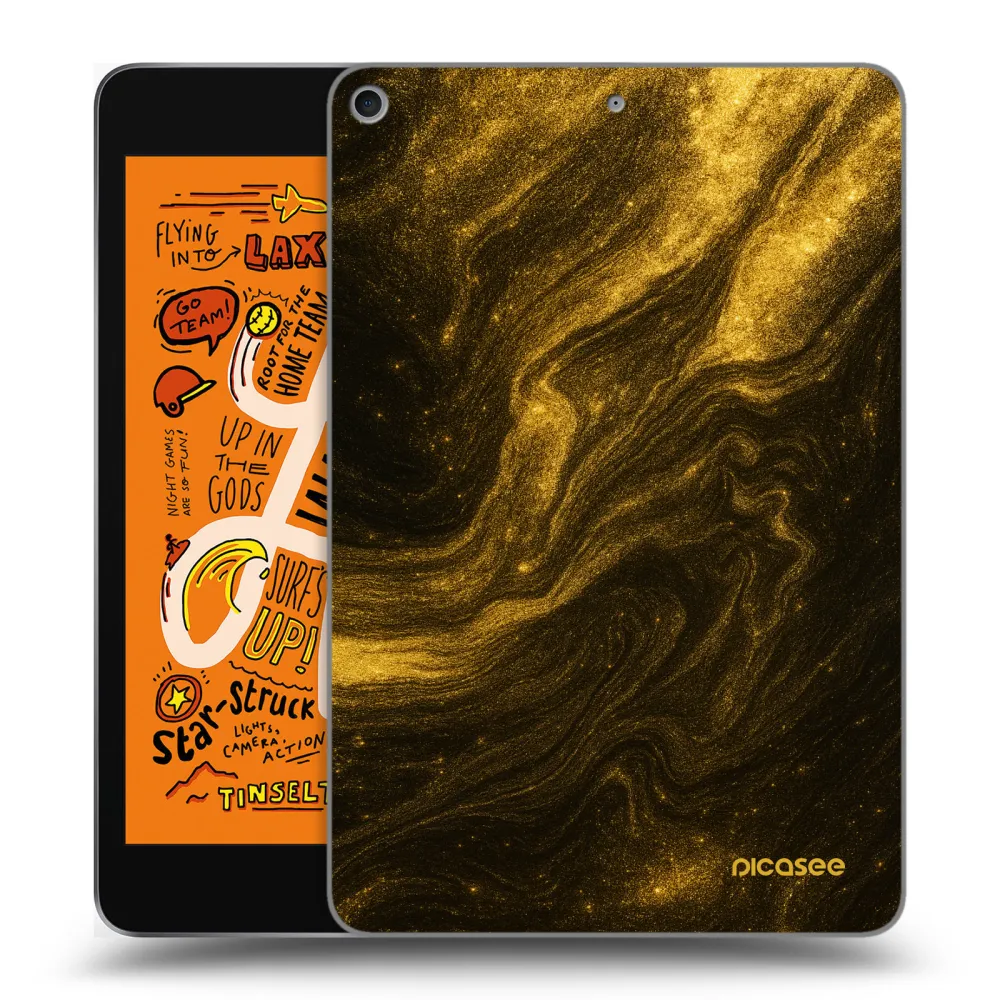 Picasee silikonový průhledný obal pro Apple iPad mini 2019 (5. gen) - Černá