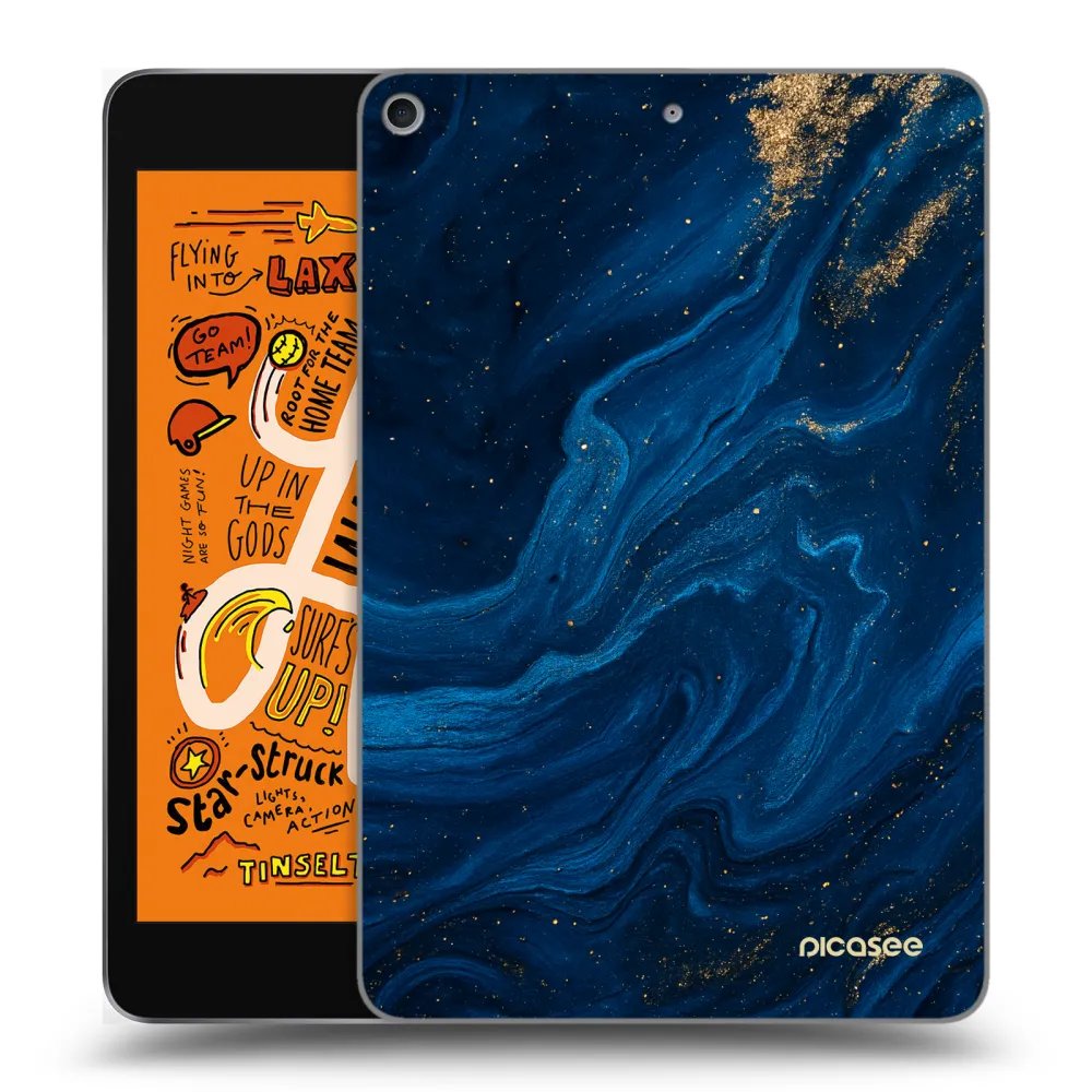 Picasee silikonový průhledný obal pro Apple iPad mini 2019 (5. gen) - Blue