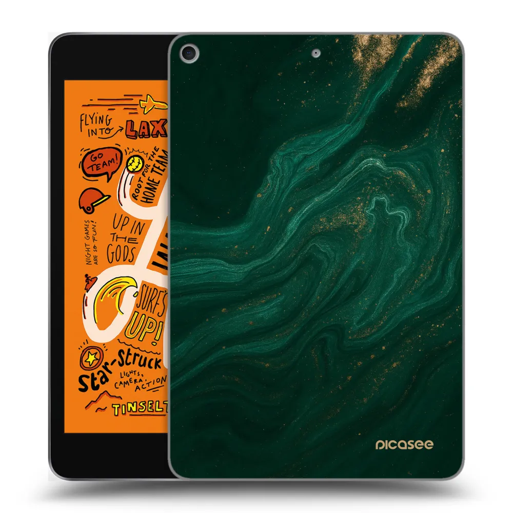 Picasee silikonový průhledný obal pro Apple iPad mini 2019 (5. gen) - Green