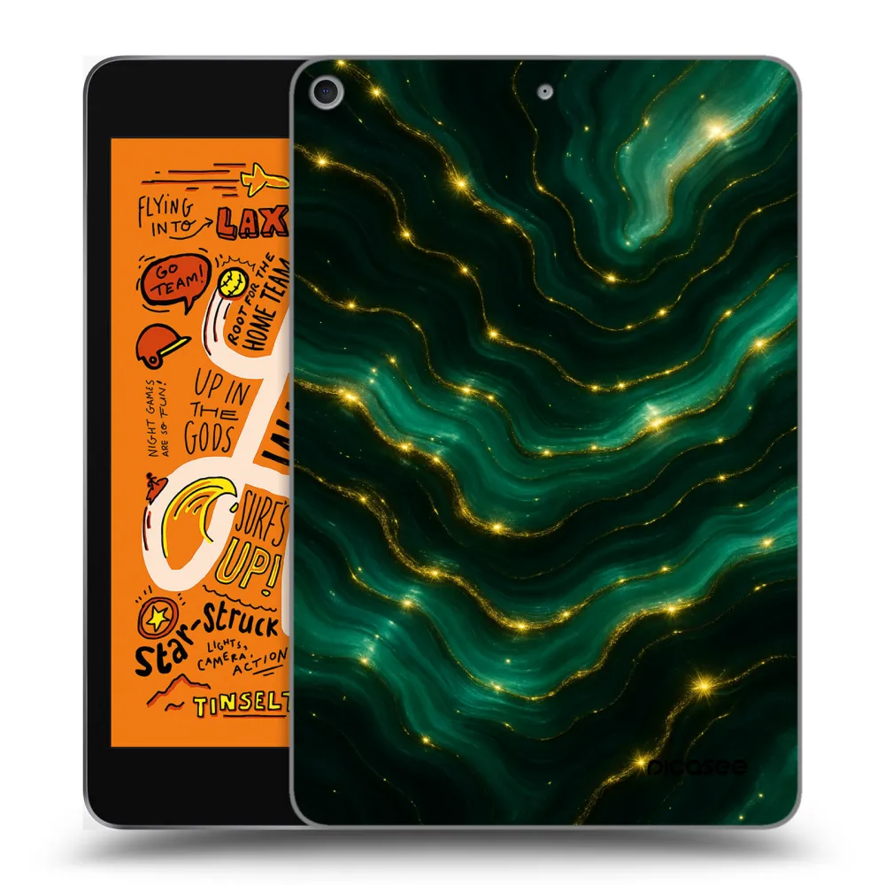 Picasee silikonový průhledný obal pro Apple iPad mini 2019 (5. gen) - Emerald