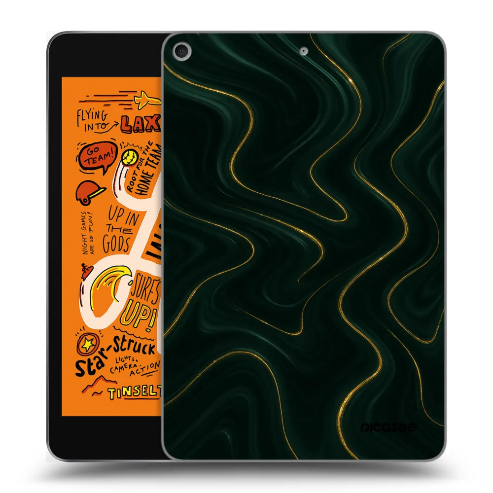 Picasee silikonový průhledný obal pro Apple iPad mini 2019 (5. gen) - Vawes