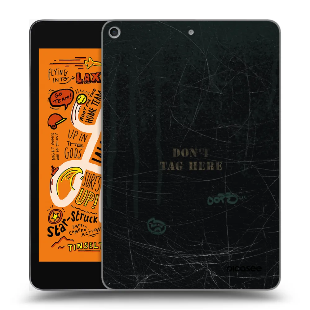 Picasee silikonový průhledný obal pro Apple iPad mini 2019 (5. gen) - DON´T TAG