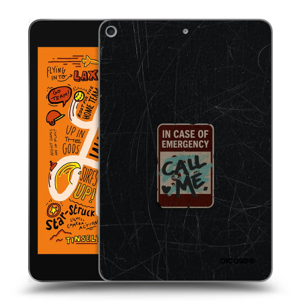Picasee silikonový průhledný obal pro Apple iPad mini 2019 (5. gen) - EMERGENCY