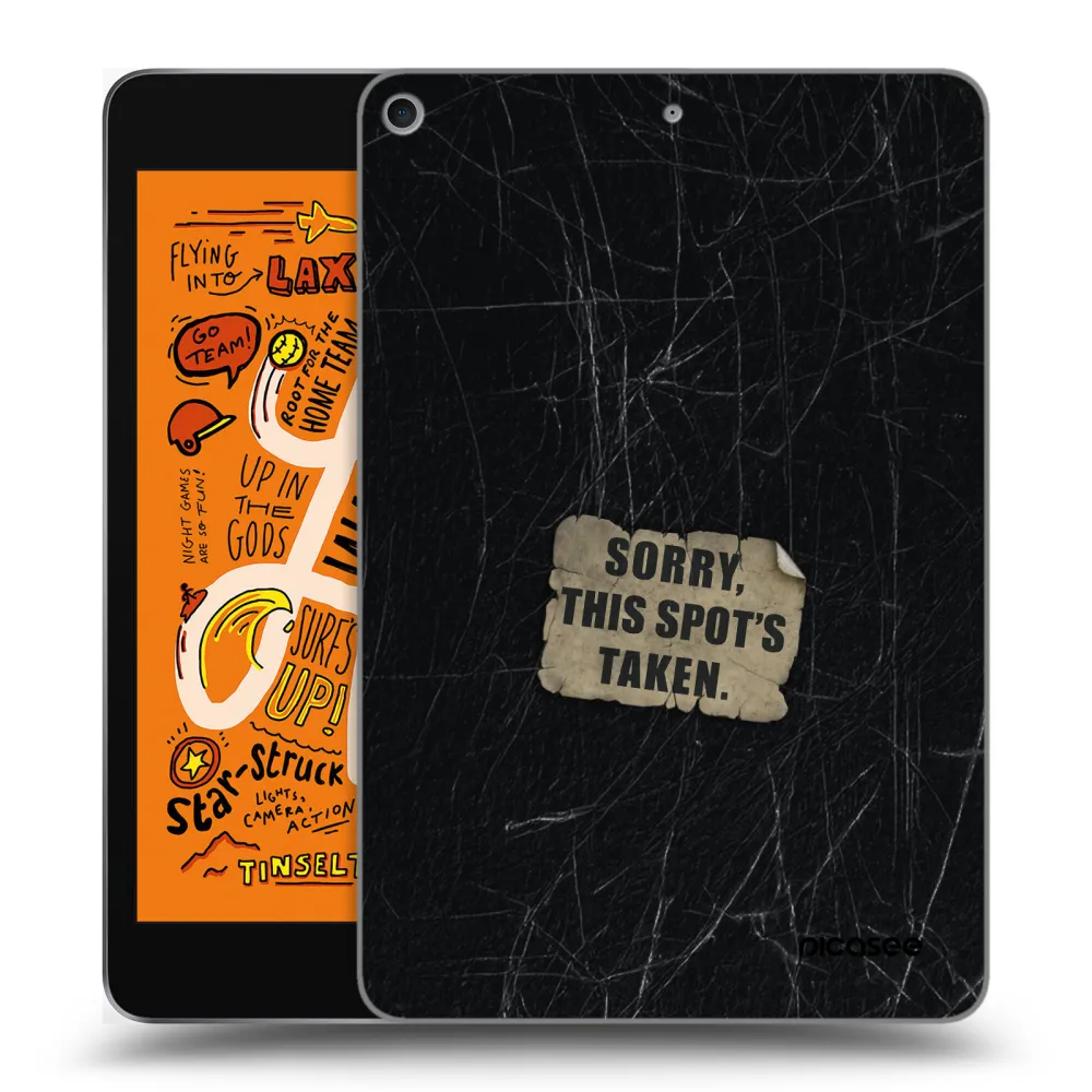Picasee silikonový průhledný obal pro Apple iPad mini 2019 (5. gen) - SORRY
