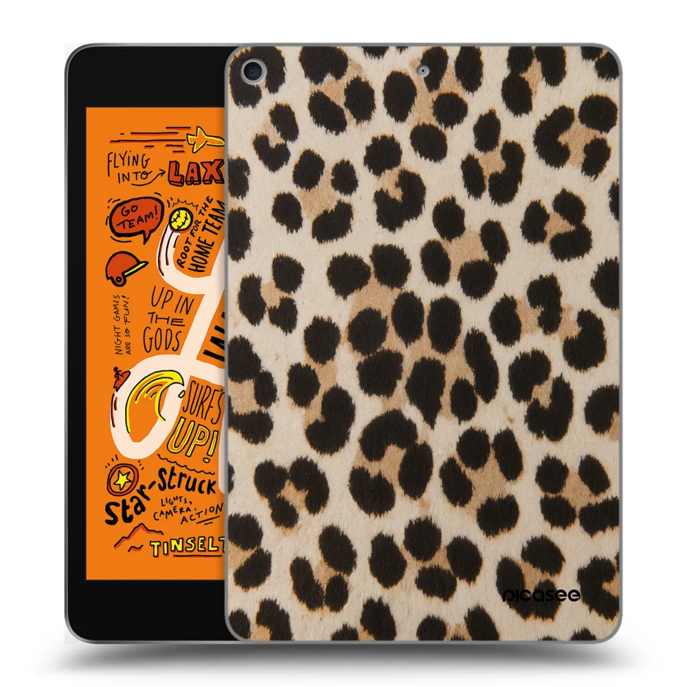 Picasee silikonový průhledný obal pro Apple iPad mini 2019 (5. gen) - Brown Tiger