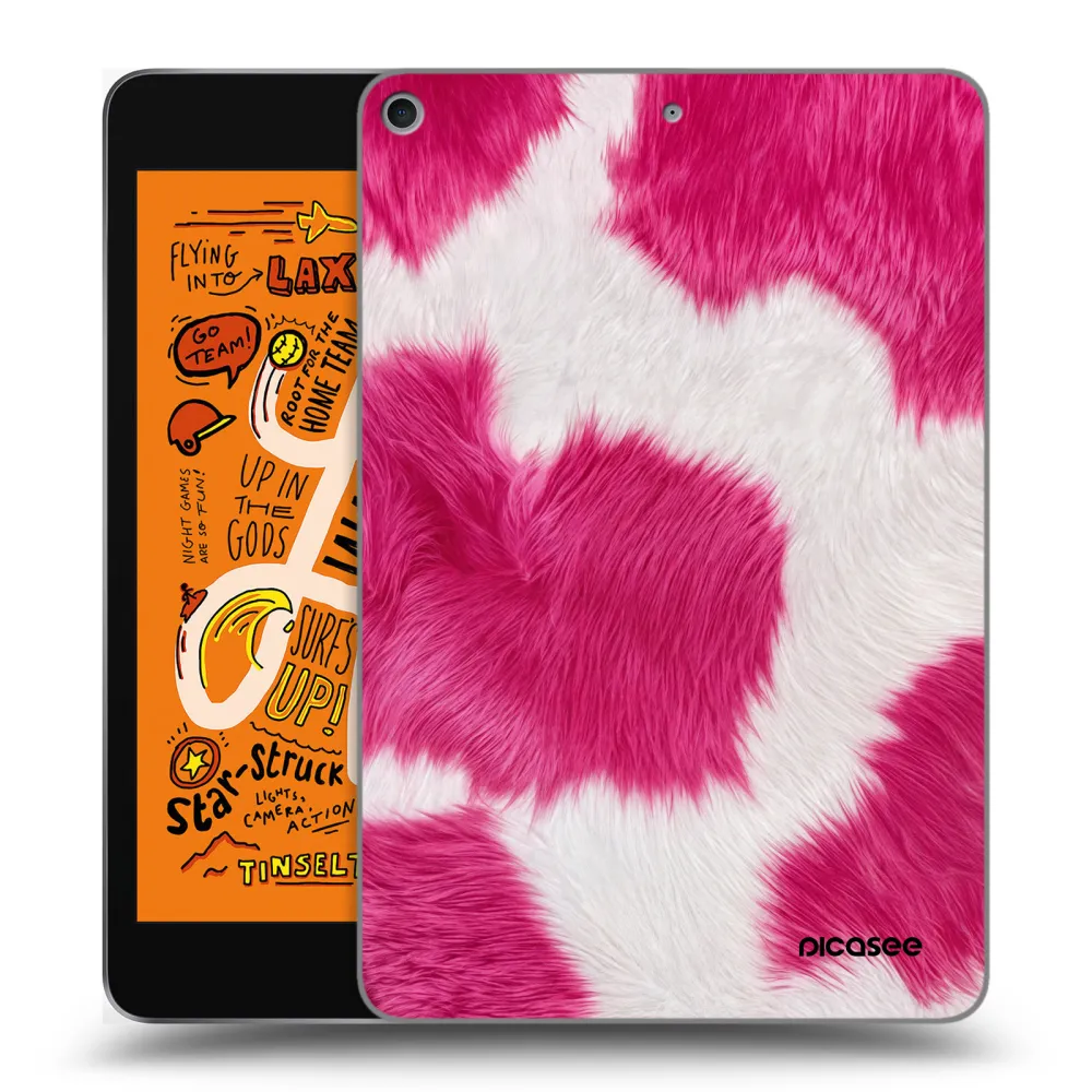 Picasee silikonový průhledný obal pro Apple iPad mini 2019 (5. gen) - Pink Moo
