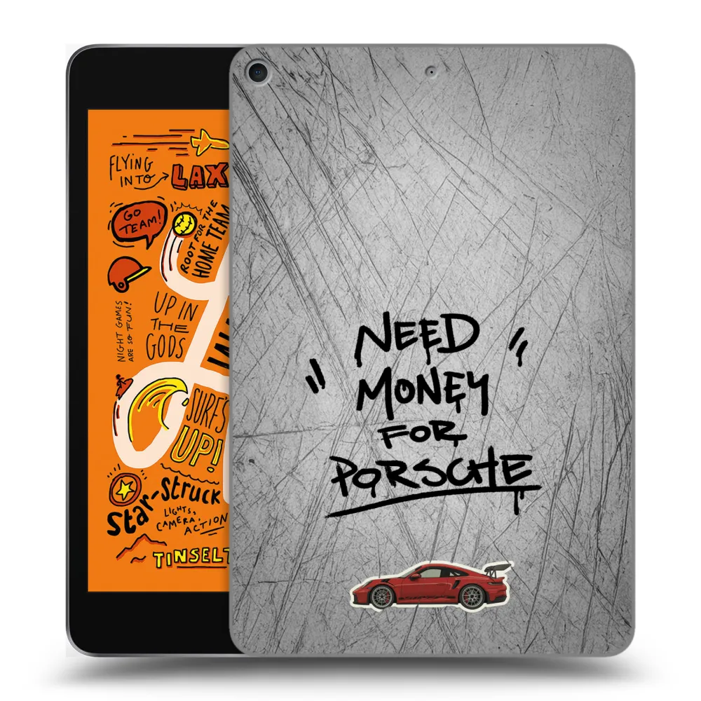 Picasee silikonový průhledný obal pro Apple iPad mini 2019 (5. gen) - Grey Drift