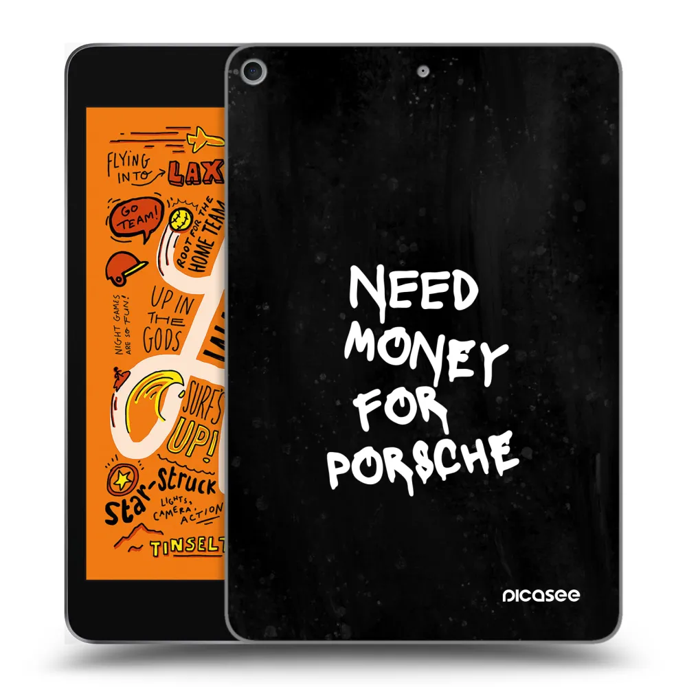 Picasee silikonový průhledný obal pro Apple iPad mini 2019 (5. gen) - Black Dollar