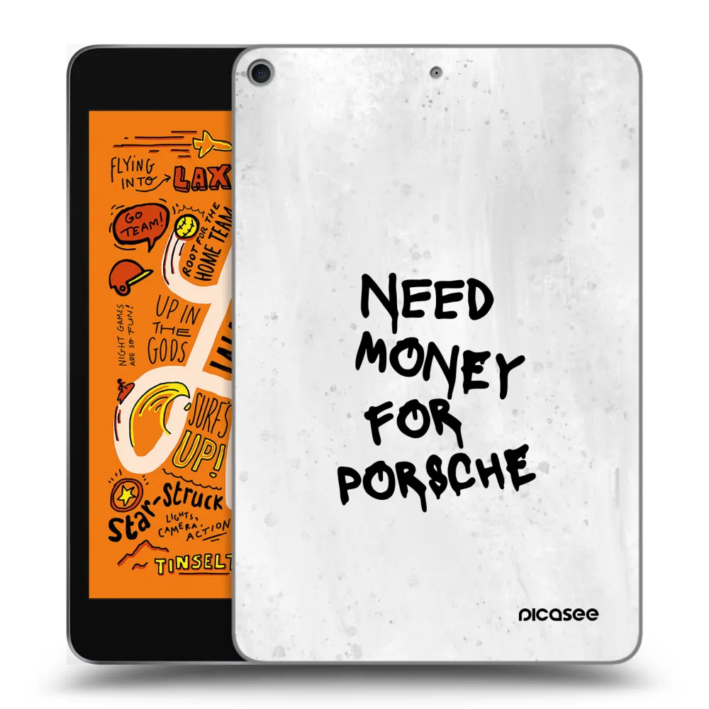 Picasee silikonový průhledný obal pro Apple iPad mini 2019 (5. gen) - White Dollar