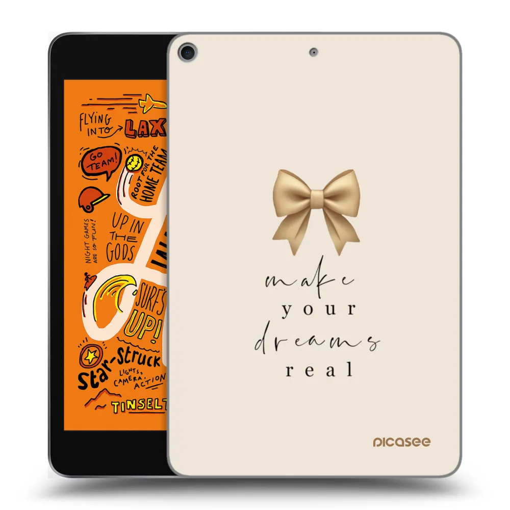Picasee silikonový průhledný obal pro Apple iPad mini 2019 (5. gen) - Golden Dream