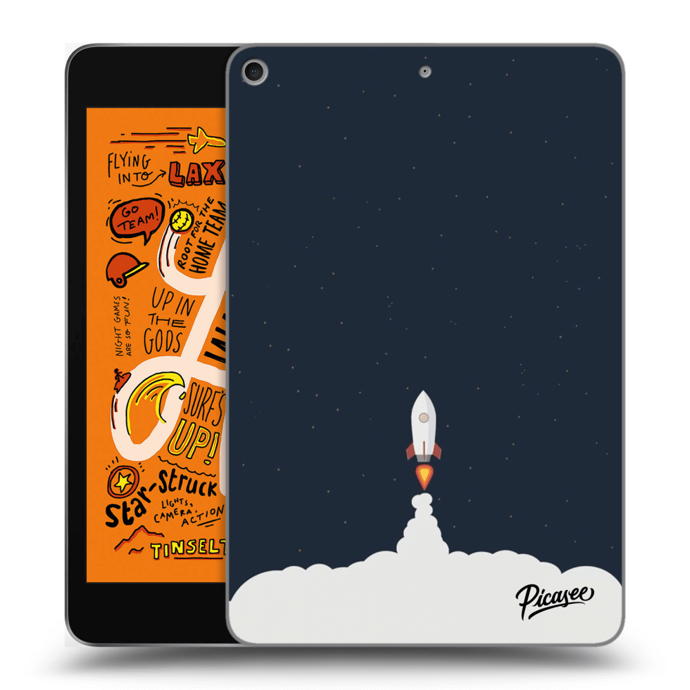 Picasee silikonový černý obal pro Apple iPad mini 2019 (5. gen) - Astronaut 2