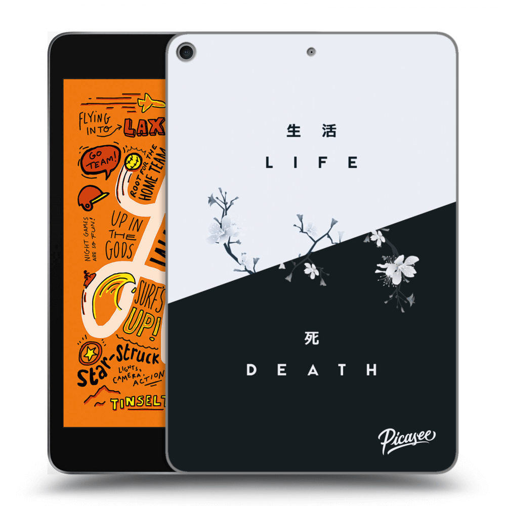 Picasee silikonový černý obal pro Apple iPad mini 2019 (5. gen) - Life - Death