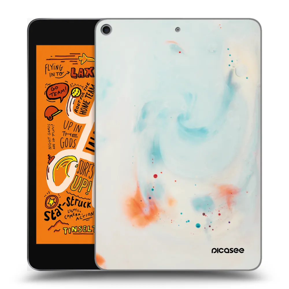 Picasee silikonový průhledný obal pro Apple iPad mini 2019 (5. gen) - Splash