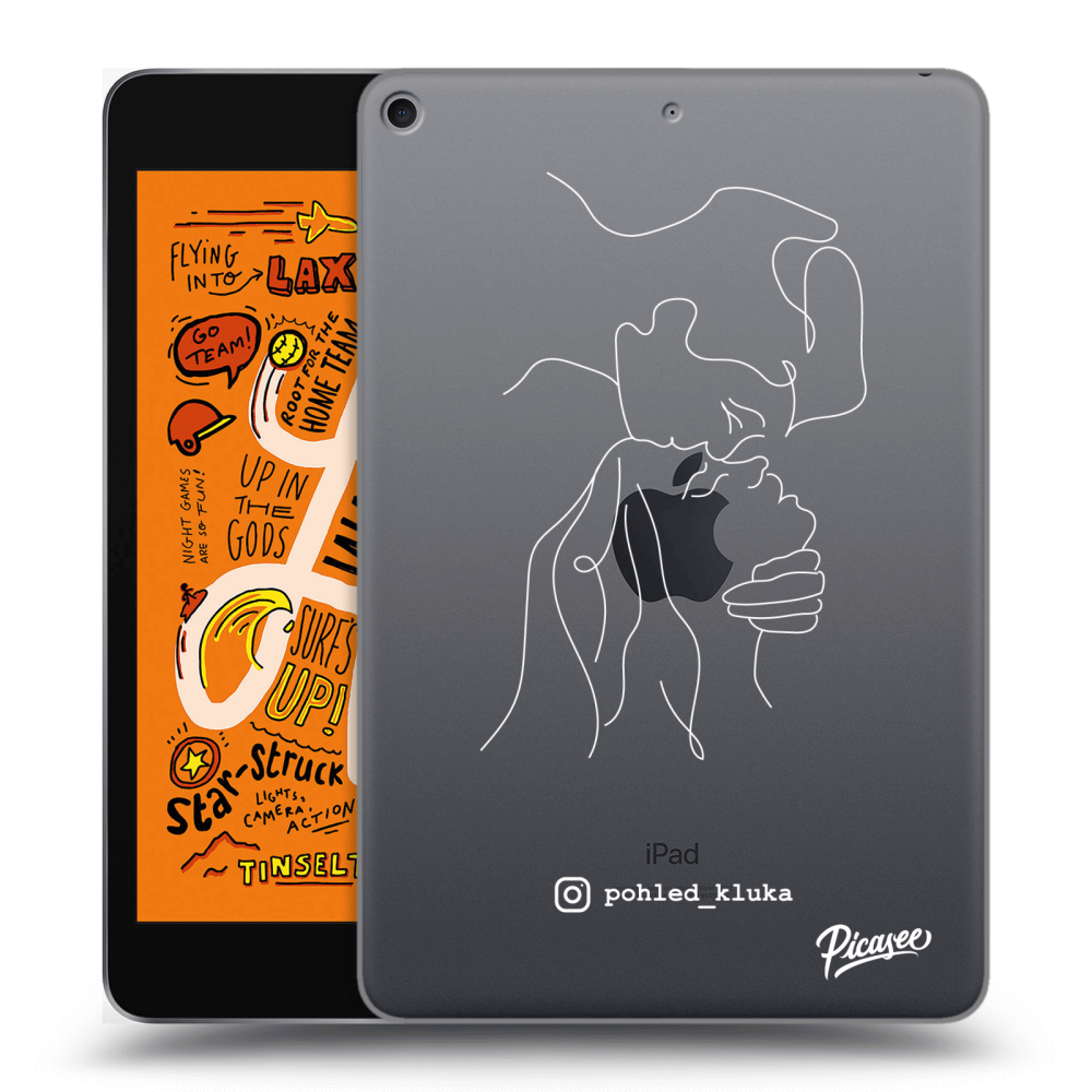 Picasee silikonový průhledný obal pro Apple iPad mini 2019 (5. gen) - Forehead kiss White
