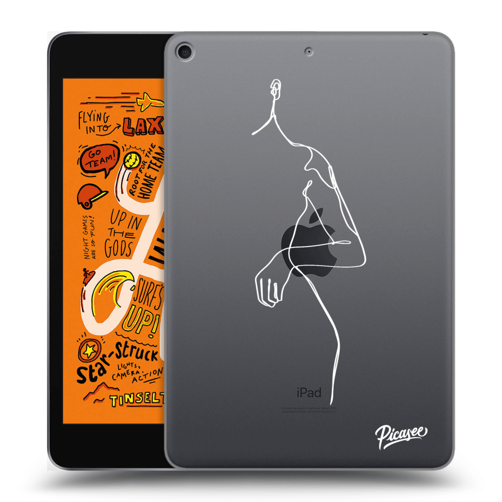 Picasee silikonový průhledný obal pro Apple iPad mini 2019 (5. gen) - Simple body White