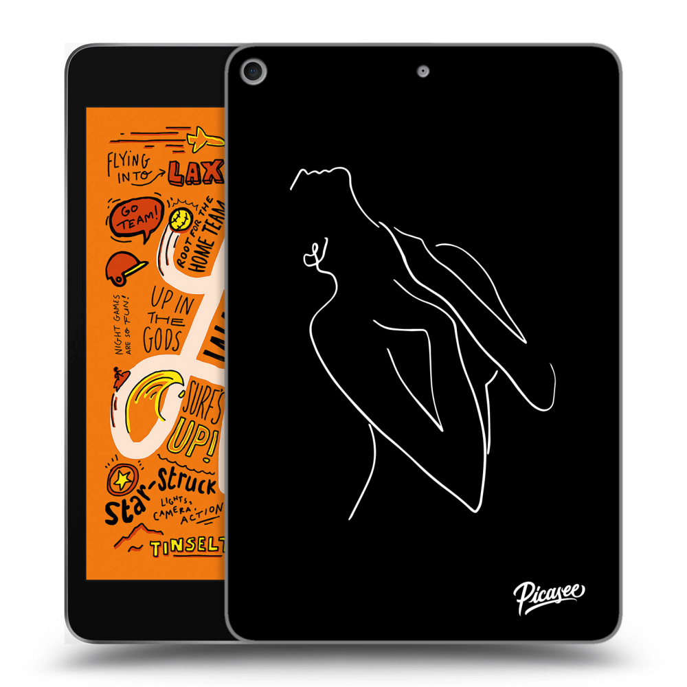 Picasee silikonový černý obal pro Apple iPad mini 2019 (5. gen) - Sensual girl White