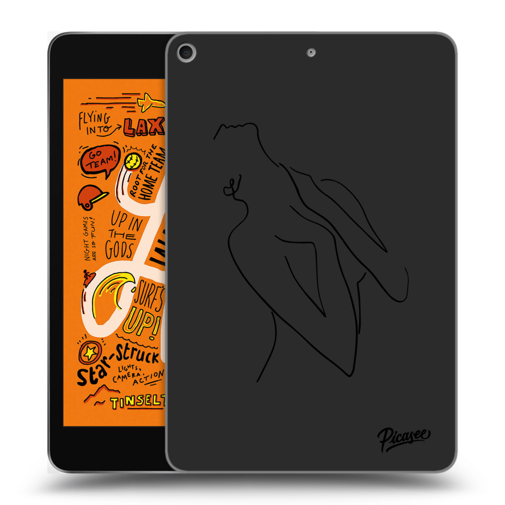Picasee silikonový černý obal pro Apple iPad mini 2019 (5. gen) - Sensual girl
