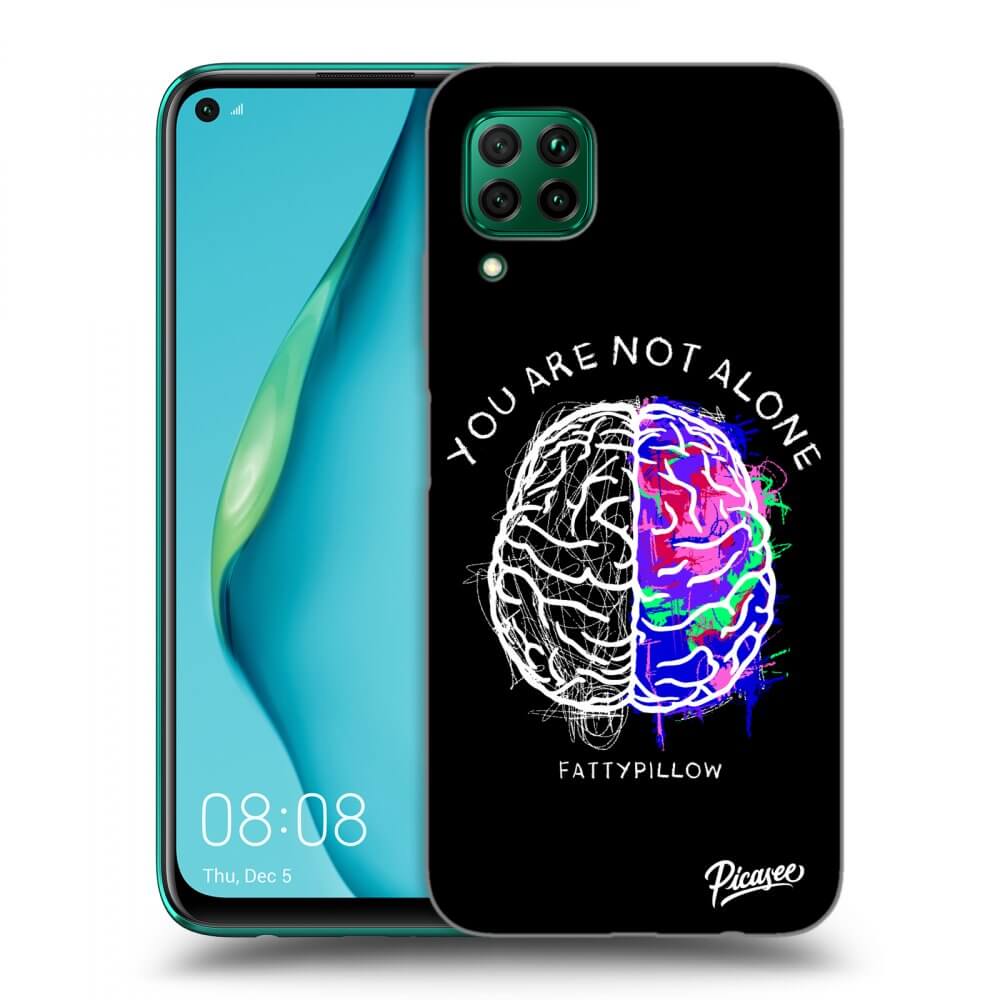 Picasee ULTIMATE CASE pro Huawei P40 Lite - Brain - White