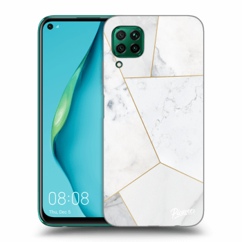 Obal pro Huawei P40 Lite - White tile