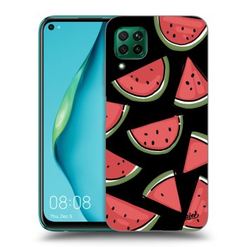 Picasee silikonový černý obal pro Huawei P40 Lite - Melone
