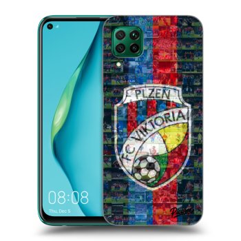 Picasee silikonový průhledný obal pro Huawei P40 Lite - FC Viktoria Plzeň A