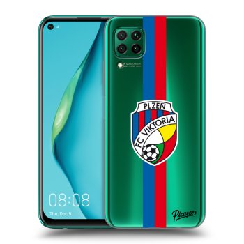 Picasee silikonový průhledný obal pro Huawei P40 Lite - FC Viktoria Plzeň H