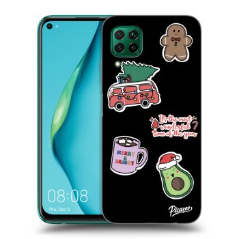 Obal pro Huawei P40 Lite - Christmas Stickers