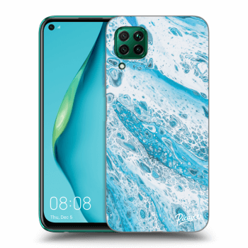 Picasee ULTIMATE CASE pro Huawei P40 Lite - Blue liquid