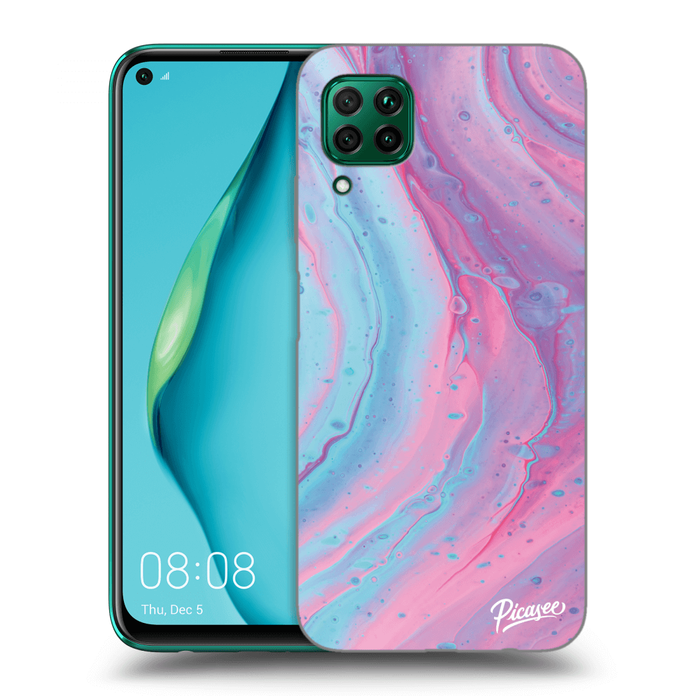Picasee ULTIMATE CASE pro Huawei P40 Lite - Pink liquid