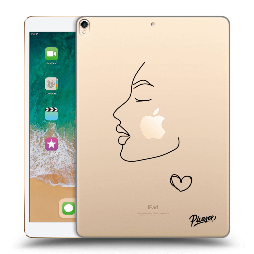 Picasee silikonový průhledný obal pro Apple iPad Pro 10.5" 2017 (2. gen) - Couple girl