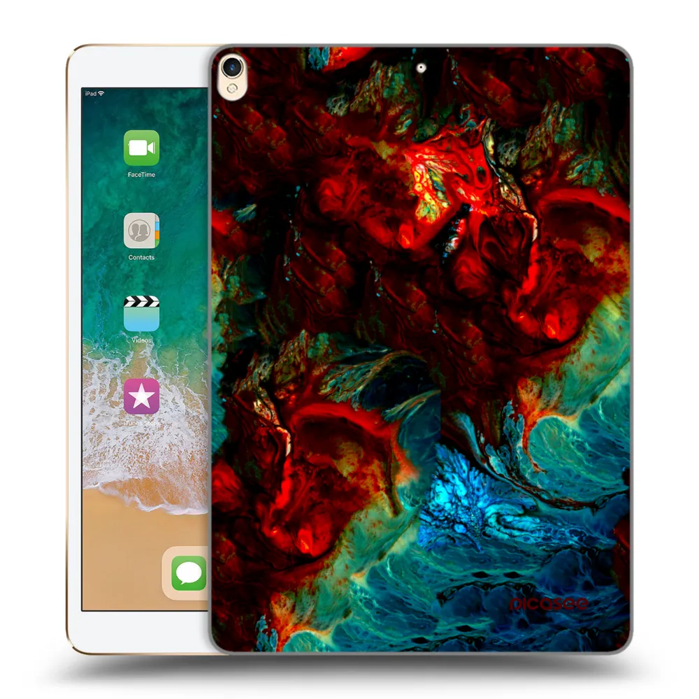 Picasee silikonový průhledný obal pro Apple iPad Pro 10.5" 2017 (2. gen) - Universe