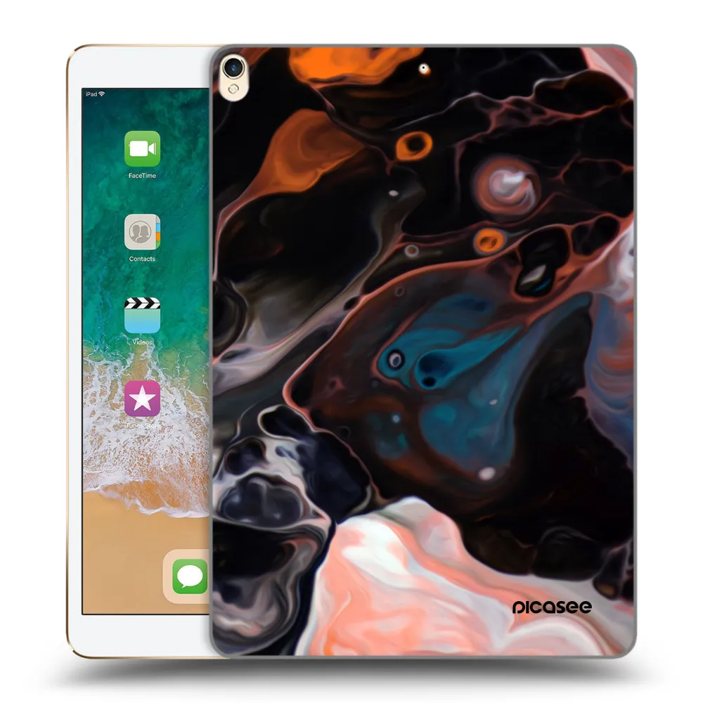 Picasee silikonový průhledný obal pro Apple iPad Pro 10.5" 2017 (2. gen) - Cream