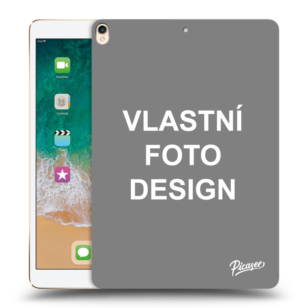 Picasee silikonový průhledný obal pro Apple iPad Pro 10.5" 2017 (2. gen) - Vlastní fotka/motiv