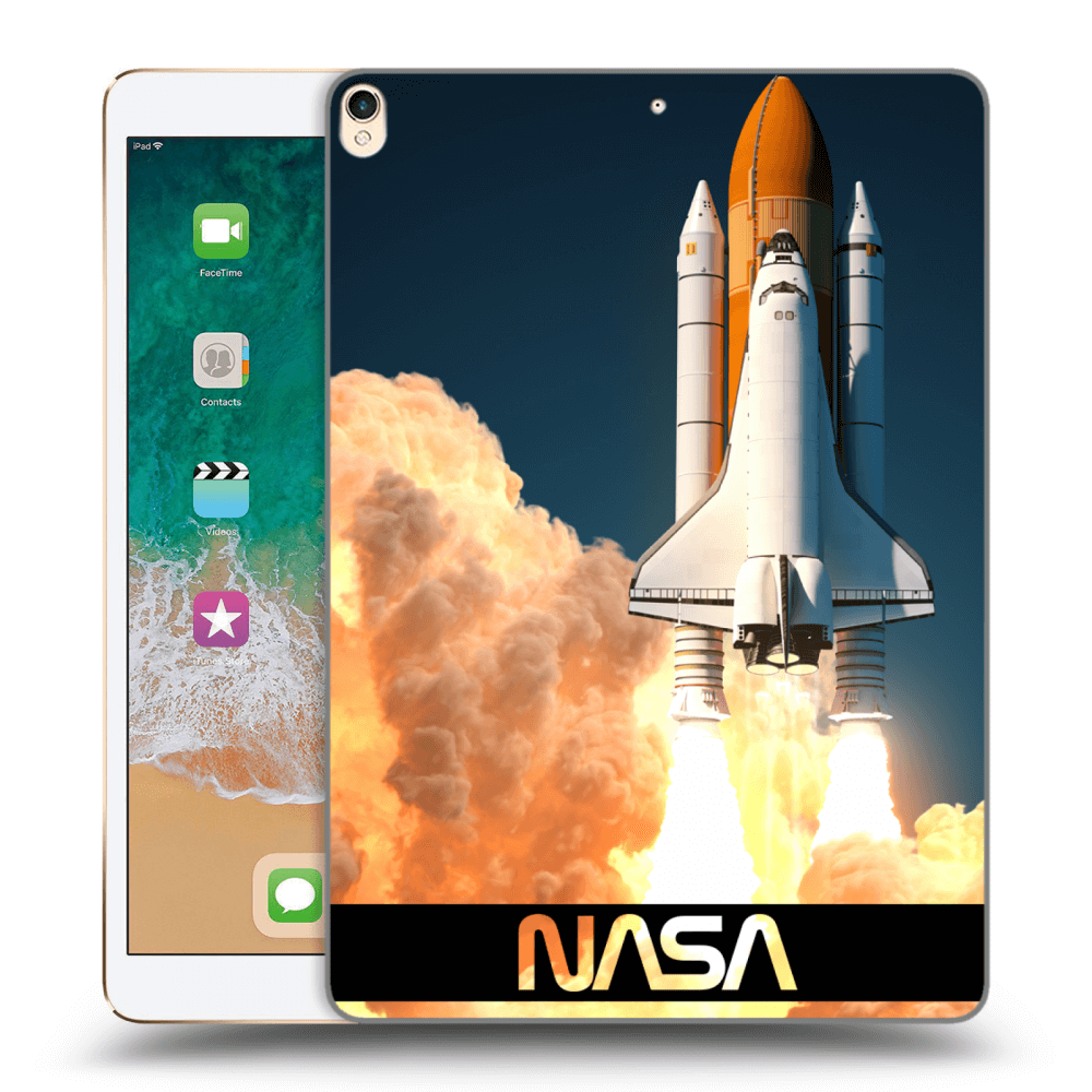 Picasee silikonový průhledný obal pro Apple iPad Pro 10.5" 2017 (2. gen) - Space Shuttle