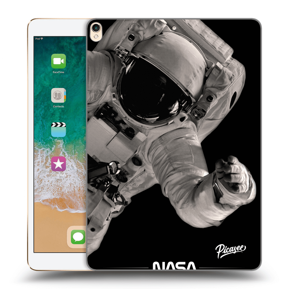 Picasee silikonový černý obal pro Apple iPad Pro 10.5" 2017 (2. gen) - Astronaut Big