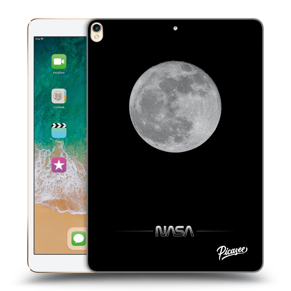 Picasee silikonový průhledný obal pro Apple iPad Pro 10.5" 2017 (2. gen) - Moon Minimal