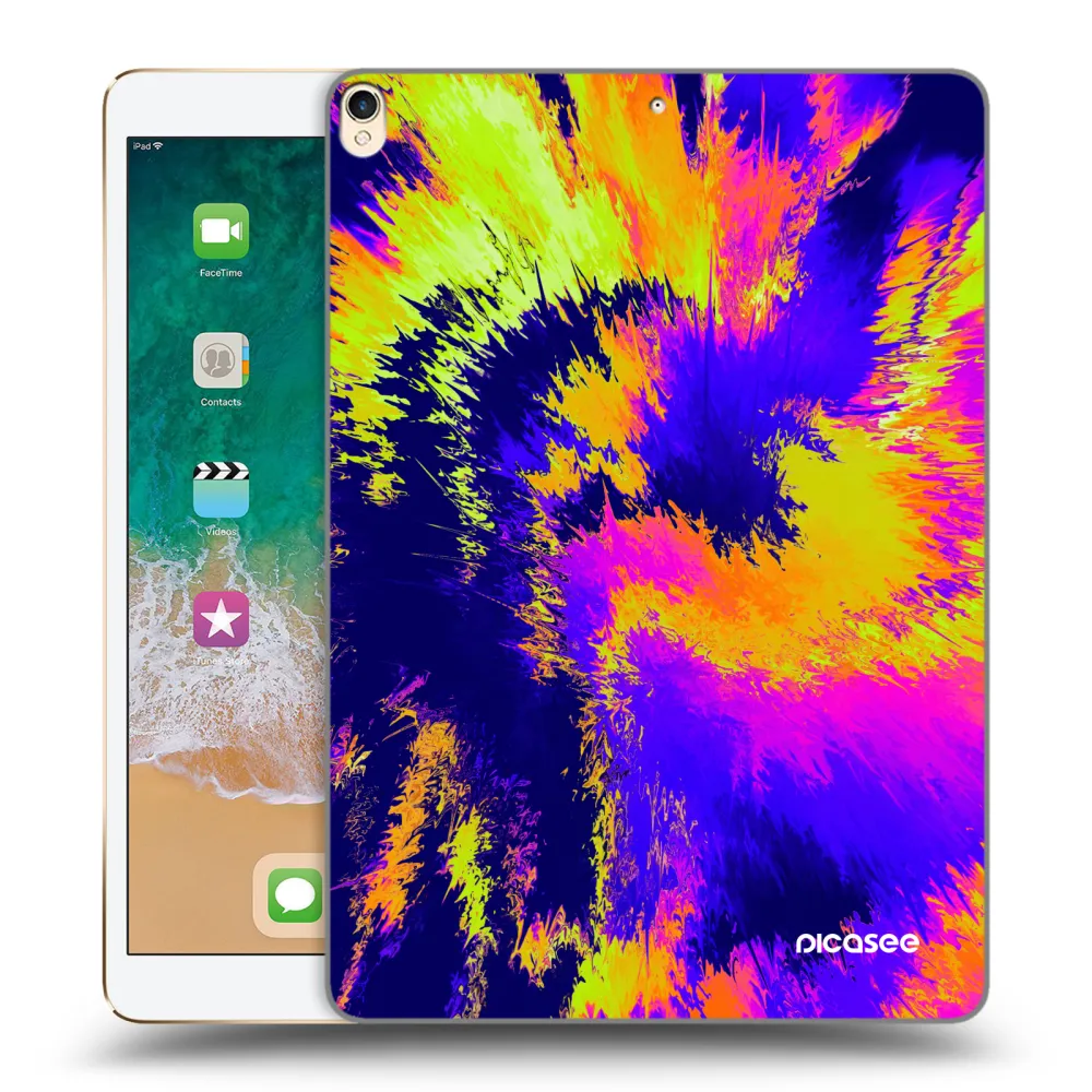 Picasee silikonový průhledný obal pro Apple iPad Pro 10.5" 2017 (2. gen) - Burn