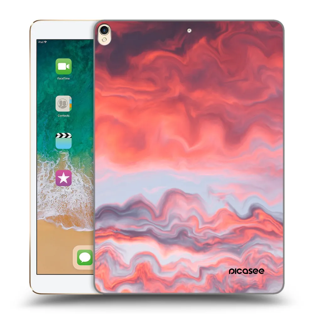 Picasee silikonový průhledný obal pro Apple iPad Pro 10.5" 2017 (2. gen) - Sunset