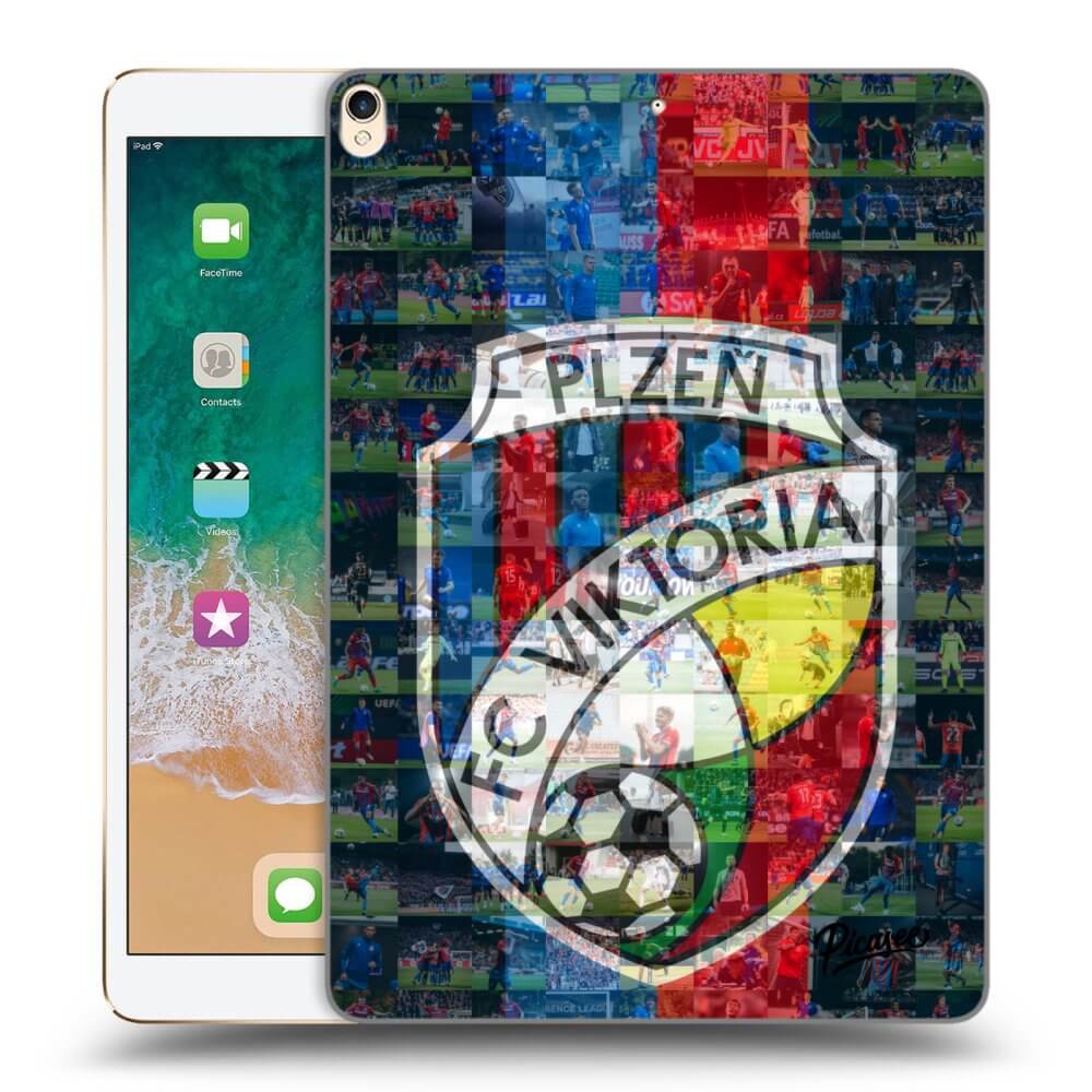 Picasee silikonový průhledný obal pro Apple iPad Pro 10.5" 2017 (2. gen) - FC Viktoria Plzeň A