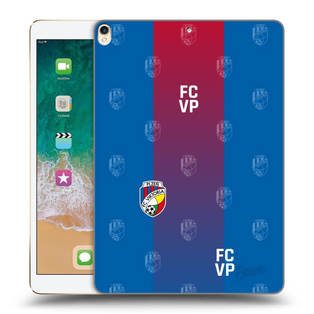 Picasee silikonový průhledný obal pro Apple iPad Pro 10.5" 2017 (2. gen) - FC Viktoria Plzeň F