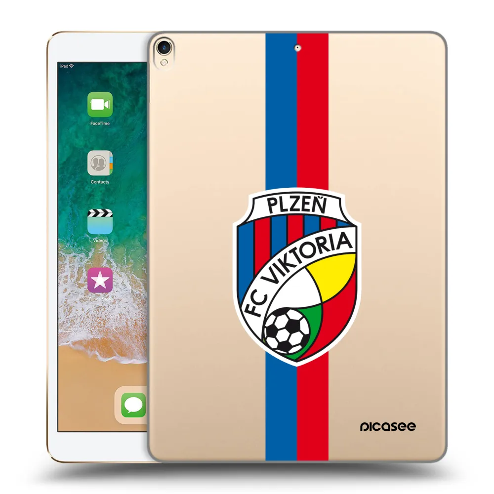 Picasee silikonový průhledný obal pro Apple iPad Pro 10.5" 2017 (2. gen) - FC Viktoria Plzeň H