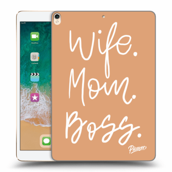 Picasee silikonový průhledný obal pro Apple iPad Pro 10.5" 2017 (2. gen) - Boss Mama
