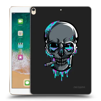Picasee silikonový černý obal pro Apple iPad Pro 10.5" 2017 (2. gen) - EARTH - Lebka 3.0