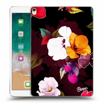 Picasee silikonový průhledný obal pro Apple iPad Pro 10.5" 2017 (2. gen) - Flowers and Berries