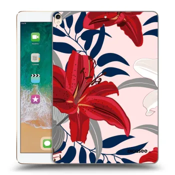 Obal pro Apple iPad Pro 10.5" 2017 (2. gen) - Red Lily