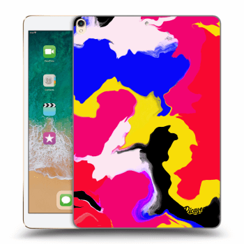 Picasee silikonový průhledný obal pro Apple iPad Pro 10.5" 2017 (2. gen) - Watercolor