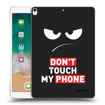 Picasee silikonový černý obal pro Apple iPad Pro 10.5" 2017 (2. gen) - Angry Eyes - Transparent