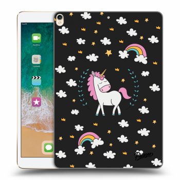 Picasee silikonový černý obal pro Apple iPad Pro 10.5" 2017 (2. gen) - Unicorn star heaven